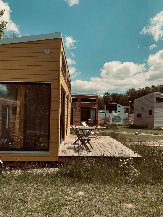 Tinylodge Am Ellertshaeuser See Stadtlauringen Bagian luar foto